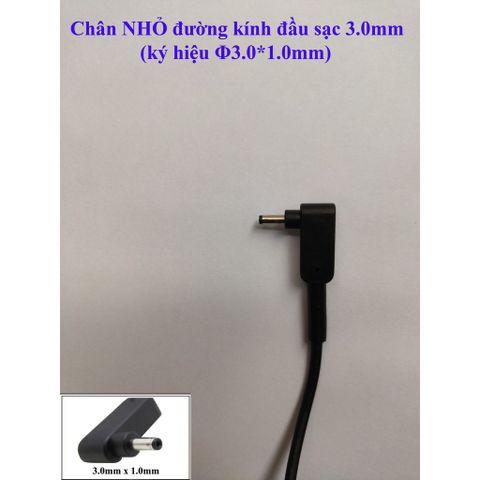 Sạc Laptop Acer Chân Nhỏ 19V 2.37A Hàng Chính Hãng Phù Hợp Với V3-331, V3-371, V3-372 - Phụ Kiện Laptop Đen 45W