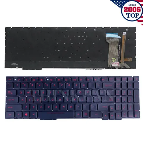 Bàn phím laptop Asus ROG Strix GL553 GL553VD GL553VE GL753VD GL753VE GL753VW FX533VD FX53VD FX53VE FX553VE- Có LED PHỤ K