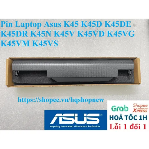 Pin Laptop Asus K45 K45D K45DE K45DR K45N K45V K45VD K45VG K45VM K45VS A41-K55 PHỤ KIỆN LAPTOP