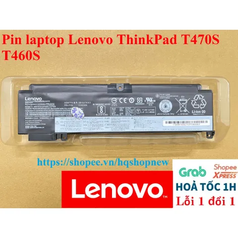 [Pin zin] Pin laptop Lenovo ThinkPad T470S T460S mã Pin 00HW022 00HW023 00HW024 00HW025 01AV405 01AV406 PHỤ KIỆN LAPTOP