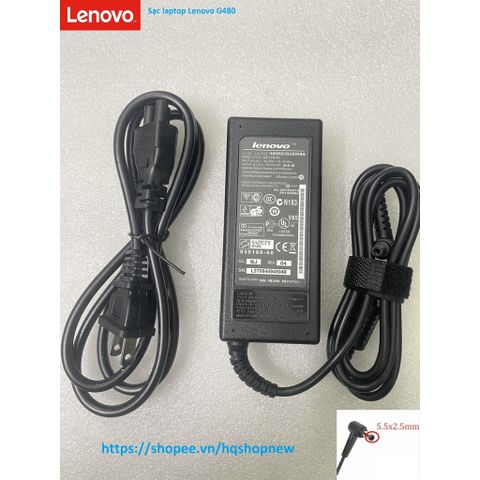 Sạc Laptop Lenovo G480 Chính Hãng - 65W, An Toàn, Tiết Kiệm Điện, Dài Chữ Nhật, Phụ Kiện Laptop Chất Lượng Cao