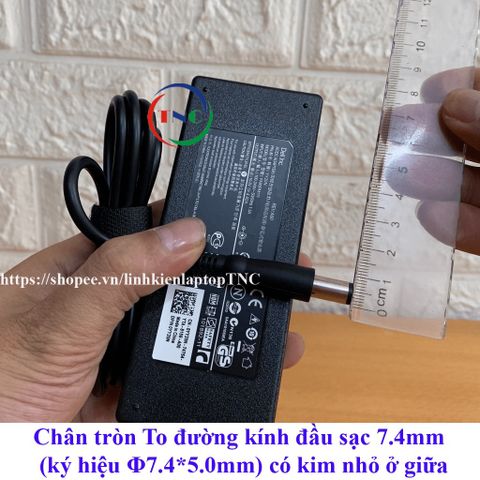 Sạc Laptop Dell 90W Chân Tròn To 19.5V 4.62A - Phụ Kiện Chất Lượng Cao, Bảo Hành 12 Tháng