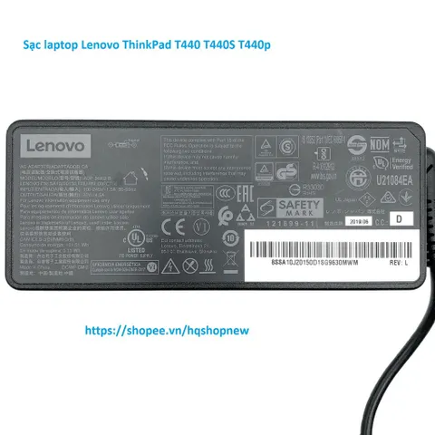 [Sạc zin] Sạc laptop Lenovo ThinkPad T440 T440S T440p 20V - 2.25A - 3.25A - 45W - 65W chân vuông USB PHỤ KIỆN LAPTOP