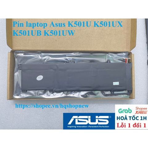 Pin Laptop Asus K501U K501UX K501UB K501UW - Pin Chính Hãng Đen 48w, Bảo Hành 100% - Phụ Kiện Thiết Bị Số Chính Hãng