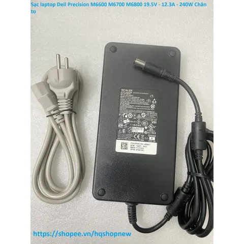 [Sạc zin] Sạc laptop Dell Precision M6600 M6700 M6800 19.5V - 12.3A - 240W Chân to PHỤ KIỆN LAPTOP