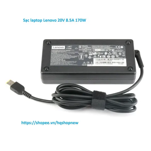 [Sạc zin] Sạc laptop Lenovo 20V 8.5A 170W Y530 - 15ICH P71 W540 W541 Y540 - 15IRH chân vuông slim PHỤ KIỆN LAPTOP