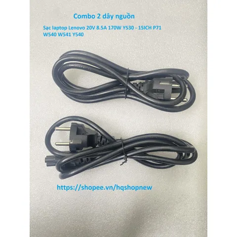 [Sạc zin] Sạc laptop Lenovo 20V 8.5A 170W Y530 - 15ICH P71 W540 W541 Y540 - 15IRH chân vuông slim PHỤ KIỆN LAPTOP