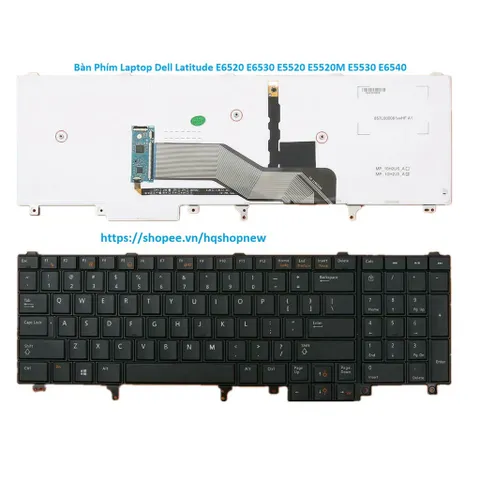 Bàn Phím Laptop Dell Latitude E6520 E6530 E5520 E5520M E5530 E6540 PHỤ KIỆN LAPTOP