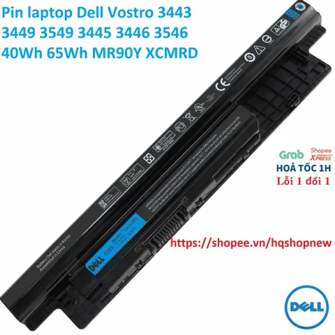 Pin laptop Dell Vostro 3443 3449 3549 3445 3446 3546 40Wh 65Wh MR90Y XCMRD PHỤ KIỆN LAPTOP