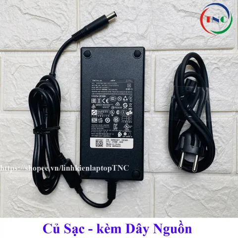 Sạc Laptop Dell 19.5V 9.23A 180W Slim Dell Precision M4600 , M4700 , M4800 Hàng ZIN Cao Cấp (Adapter Dell 180w) PHỤ KIỆN