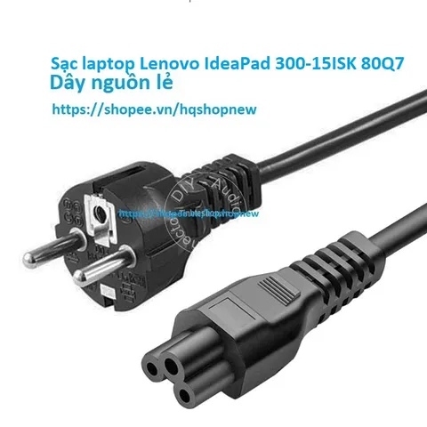 [Sạc zin] Sạc laptop Lenovo IdeaPad 300-15ISK 80Q7 20V - 3.25A - 65W chân vuông USB PHỤ KIỆN LAPTOP