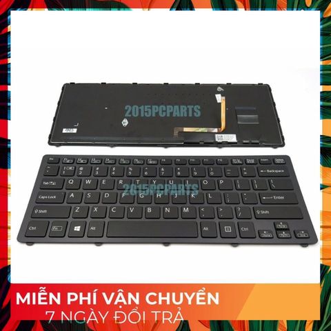 Bàn phím laptop Sony Vaio SVF14 - Phụ kiện chất lượng cao cho laptop, Thay thế chính hãng, tương thích hoàn hảo với SVF14N22SGB, SVF14NA1EW, SVF14N22SGS