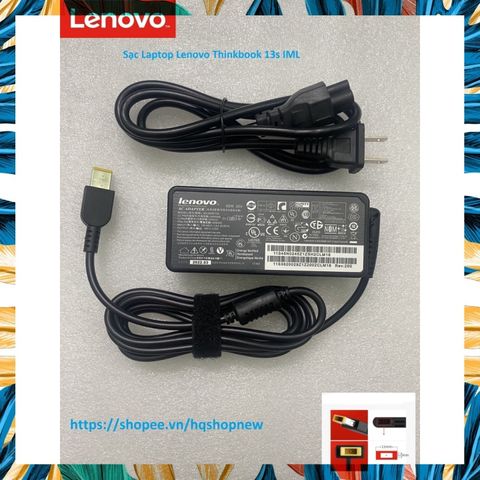 Sạc Laptop Chính Hãng Lenovo Thinkbook 13s IML - Phụ Kiện Laptop Đen, An Toàn, Tiết Kiệm Điện Năng