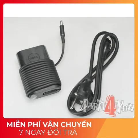 [Sạc zin] Sạc Laptop Dell 19.5V - 2.31A - 45W Oval Chân kim nhỏ 4.5 x 3.0 mm PHỤ KIỆN LAPTOP
