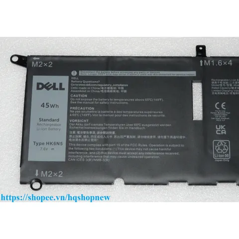 Pin laptop Dell XPS 9370 9380 5390 INSPIRON 5390 5391 7390 7391 DXGH8 HK6N5 52W 45W PHỤ KIỆN LAPTOP