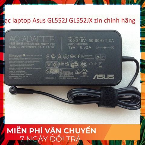 Sạc Laptop Chính Hãng Asus GL552J GL552JX 120W - An Toàn, Tiết Kiệm Điện, Phụ Kiện Laptop Hiệu Quả