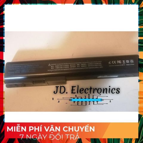 Pin Laptop HP Pavilion DV7 8 Cell - Chính Hãng Đen, Bảo Hành Đổi Mới 100% - Phụ Kiện Laptop Chất Lượng Cao
