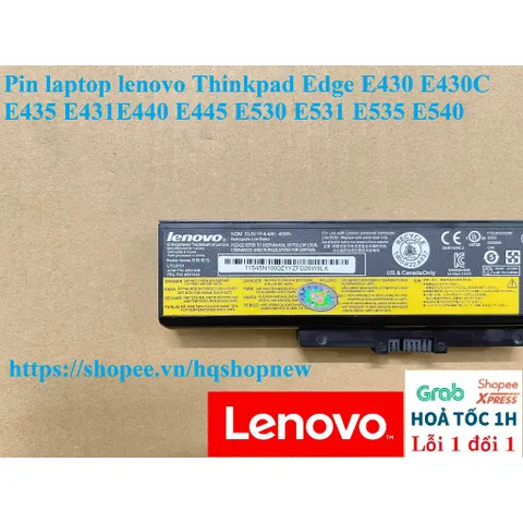 [Pin zin] Pin laptop lenovo Thinkpad Edge E430 E430C E435 E431E440 E445 E530 E531 E535 E540 PHỤ KIỆN LAPTOP