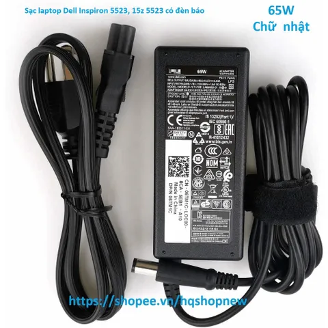 [Sạc zin] Sạc laptop Dell Inspiron 1440 19.5V - 3.34A - 4.62A - 65W - 90W Chân kim to 7.4 x 5.0 mm PHỤ KIỆN LAPTOP