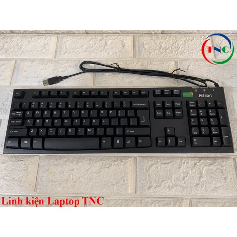 Bàn Phím Rời Có Dây Fuhlen L411 Chính Hãng NINZA - Phụ Kiện Laptop Thích Hợp Để Soạn Thảo Và Chơi Game 100% Mới