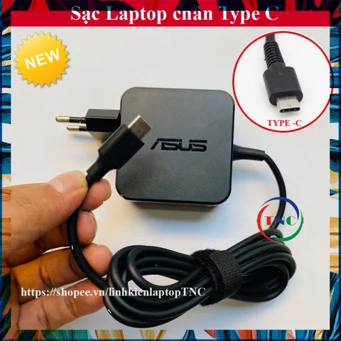 Sạc Laptop chân USB type C 20V - 3.25A cho Laptop LENOVO / ASUS / DELL New 100% PHỤ KIỆN LAPTOP