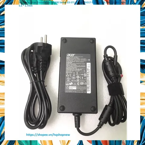 Sạc Laptop Acer Predator Helios 300 Series G3-571 G3-572 PH317-51 19.5V - 9.23A  - 180W chân 5.5 * 1.7mm PHỤ KIỆN LAPTOP