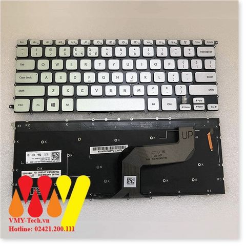 Bàn Phím Laptop Dell 7437 Inspiron 14-7437 14-7000 - New 100% Chất Lượng Cao, Bảo Hành 9 Tháng, Phím LED Sáng Rõ Ràng