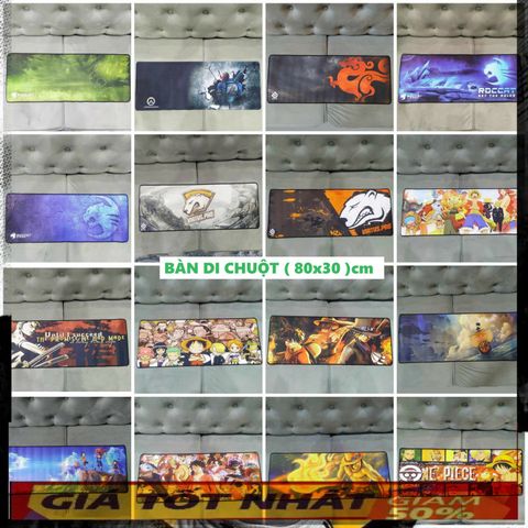 🔜 ( BỘ SƯU TẬP 3 ) Bàn di chuột cỡ lớn size ( 80x30cm) Sự lựa chọn hàng đầu cho người làm việc chuyên nghiệp và game th