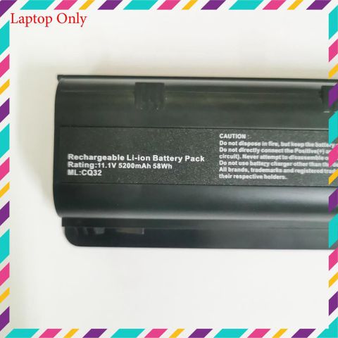 Pin Laptop HP 5200mAh 11.1V Li-ion cho CQ42, CQ32, CQ43, CQ56, CQ57, CQ62, G42, G32, G56, G62 - Bảo hành 12 tháng