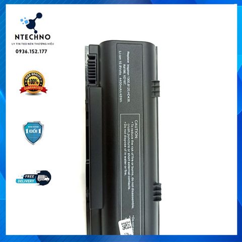 Pin Laptop Dell Vostro 1310 1320 1510 1300 2510 - 6 Cell Li-ion 4400mAh, Bảo Hành 12 Tháng, Pin Chất Lượng Cao, Hàng Mới 100%