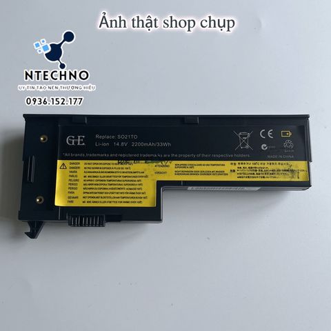 Pin Laptop Lenovo ThinkPad X60/X60s/X61/X61s 4 Cell Li-ion 2200mAh - Bảo Hành 12 Tháng, Pin Chất Lượng Cao Chính Hãng