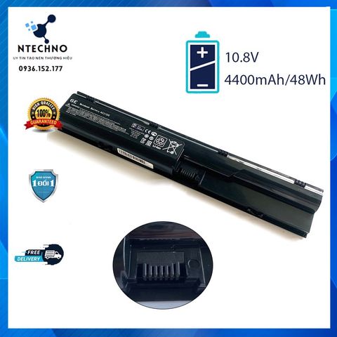Pin Laptop HP Probook 4430 4530 4330S 6 Cell Li-ion 4400mAh - Bảo Hành 12 Tháng, Thời Gian Sử Dụng Tối Thiểu 2.5 Giờ