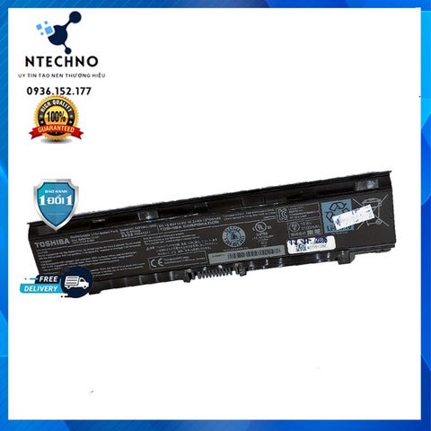 Pin Laptop Toshiba 6 Cell Li-ion - Tương Thích C800, C805, C845, P800, M800 - Bảo Hành 6-12 Tháng, Dung Lượng 2100mAh