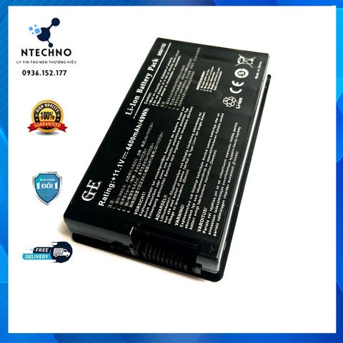 Pin Laptop Asus F80 F80A F80H F80Q 6 Cell 4400mAh - Bảo Hành 12 Tháng, Pin Li-ion Chất Lượng Cao, Thời Gian Sử Dụng Tối Thiểu 2.5-3 Giờ