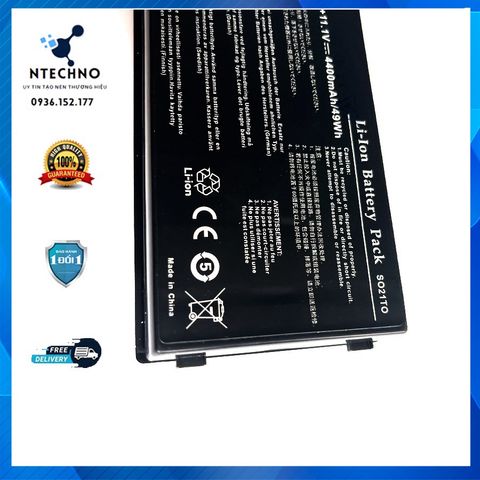 Pin Laptop Asus F80 F80A F80H F80Q 6 Cell 4400mAh - Bảo Hành 12 Tháng, Pin Li-ion Chất Lượng Cao, Thời Gian Sử Dụng Tối Thiểu 2.5-3 Giờ