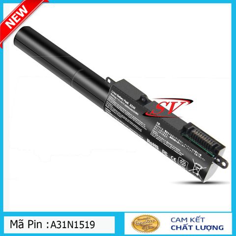 Pin Laptop Asus X540 X540LA X540LJ X540SA X540SC A31N1519 - Pin Lion 3 Cell 2400mAh-3000mAh, Bảo Hành 9 Tháng