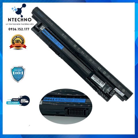 Pin Laptop Dell Inspiron 3421 3521 - Pin Zin 6 Cell Li-ion 5700mAh, Bảo Hành 6-12 Tháng, Thời Gian Sử Dụng 2,5-3 Giờ