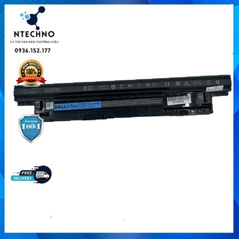 Pin Laptop Dell Inspiron 3421 3521 - Pin Zin 6 Cell Li-ion 5700mAh, Bảo Hành 6-12 Tháng, Thời Gian Sử Dụng 2,5-3 Giờ
