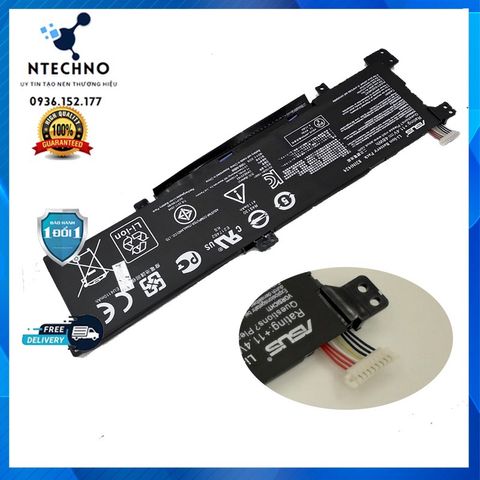 Pin Laptop Asus Zin 4 Cell Li-ion 4110mAh cho K401 K501 K501LB K501UB K501LX K501UX - Bảo hành 6-12 tháng