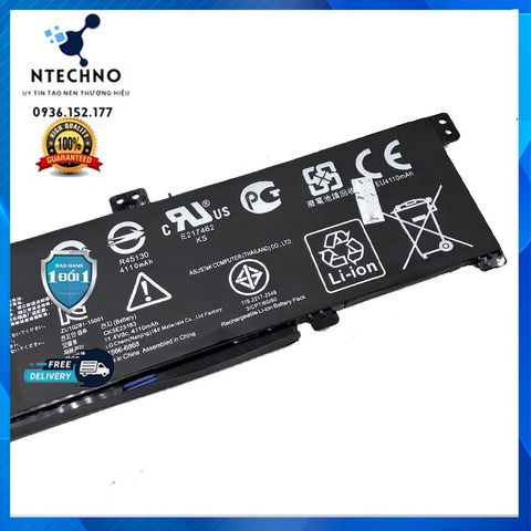 Pin Laptop Asus Zin 4 Cell Li-ion 4110mAh cho K401 K501 K501LB K501UB K501LX K501UX - Bảo hành 6-12 tháng