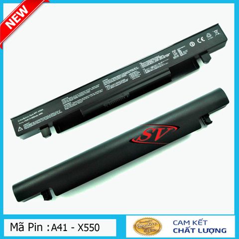 Pin Laptop Asus A41-X550 Nhập Khẩu - Dung Lượng 2200-2600mAh, Thời Gian Sử Dụng 2-3 Giờ, Tương Thích Nhiều Mẫu Máy