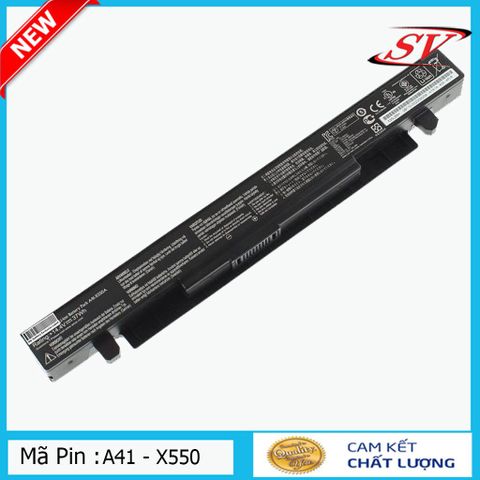 Pin Laptop Asus A41-X550 Nhập Khẩu - Dung Lượng 2200-2600mAh, Thời Gian Sử Dụng 2-3 Giờ, Tương Thích Nhiều Mẫu Máy