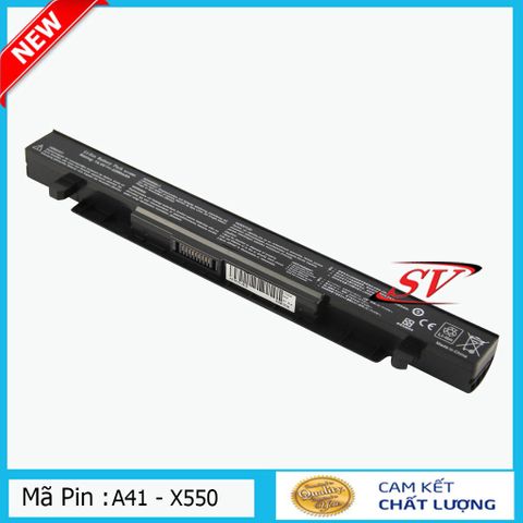 Pin Laptop Asus A41-X550 Nhập Khẩu - Dung Lượng 2200-2600mAh, Thời Gian Sử Dụng 2-3 Giờ, Tương Thích Nhiều Mẫu Máy