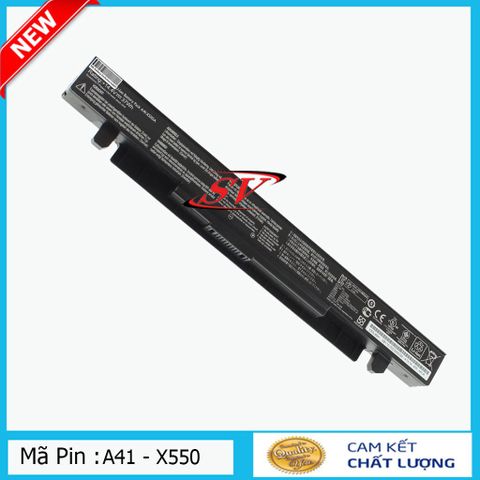 Pin Laptop Asus A41-X550 Nhập Khẩu - Dung Lượng 2200-2600mAh, Thời Gian Sử Dụng 2-3 Giờ, Tương Thích Nhiều Mẫu Máy