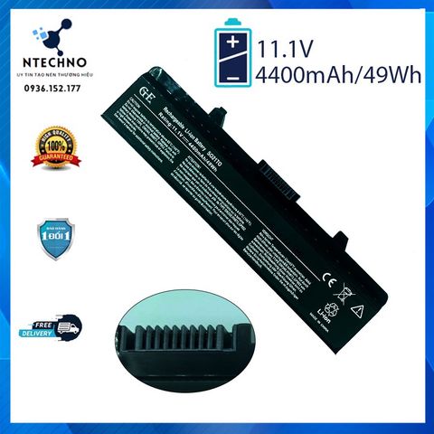 Pin Laptop Dell Inspiron 1525/1526/1440/1545/1546/1750 - Pin Zin TC 6 Cell Li-ion 4400mAh, Bảo Hành 12 Tháng