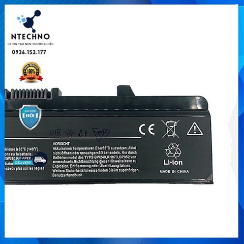 Pin Laptop Dell Inspiron 1525/1526/1440/1545/1546/1750 - Pin Zin TC 6 Cell Li-ion 4400mAh, Bảo Hành 12 Tháng
