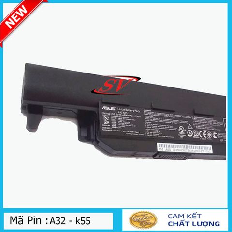 Pin Laptop ASUS A32-K55 K45 K55 R400 R500 6 Cell 4400-5200mAh - Pin Thay Thế Chính Hãng, Bảo Hành 9 Tháng