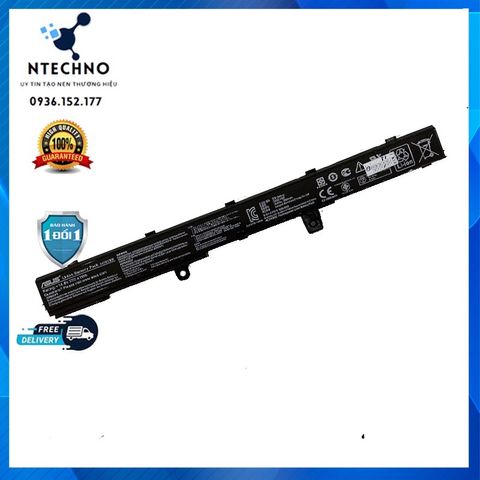 Pin Laptop Asus A31N1319 - Hàng Chính Hãng 4 Cell Li-ion 14.8V 2800mAh, Bảo Hành 12 Tháng, Tương Thích X451C/X551C