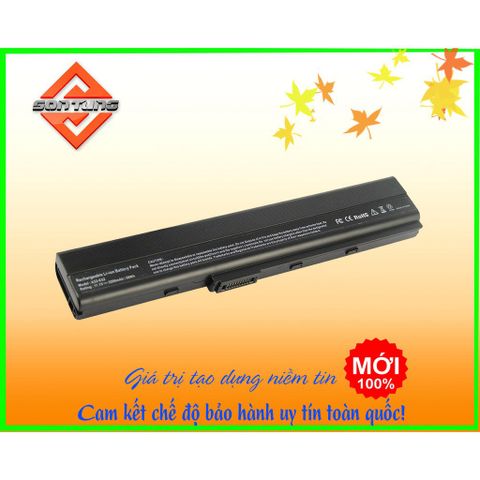 Pin Laptop Asus A31-K52 A32-K52 A41-K52 A42-K52 K52 A52 A52F 6 Cell Li-ion - Thời gian sử dụng 1.5-2h, Bảo hành 09 tháng