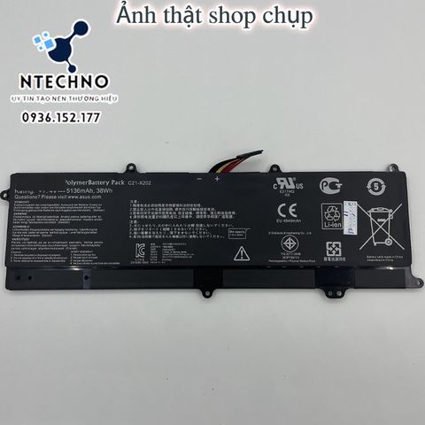 Pin Laptop Asus VivoBook X201 X201E C21 X202 Q200E F201E 6 Cell Li-ion 5136mAh - Bảo Hành 6-12 Tháng, Chất Lượng Đảm Bảo